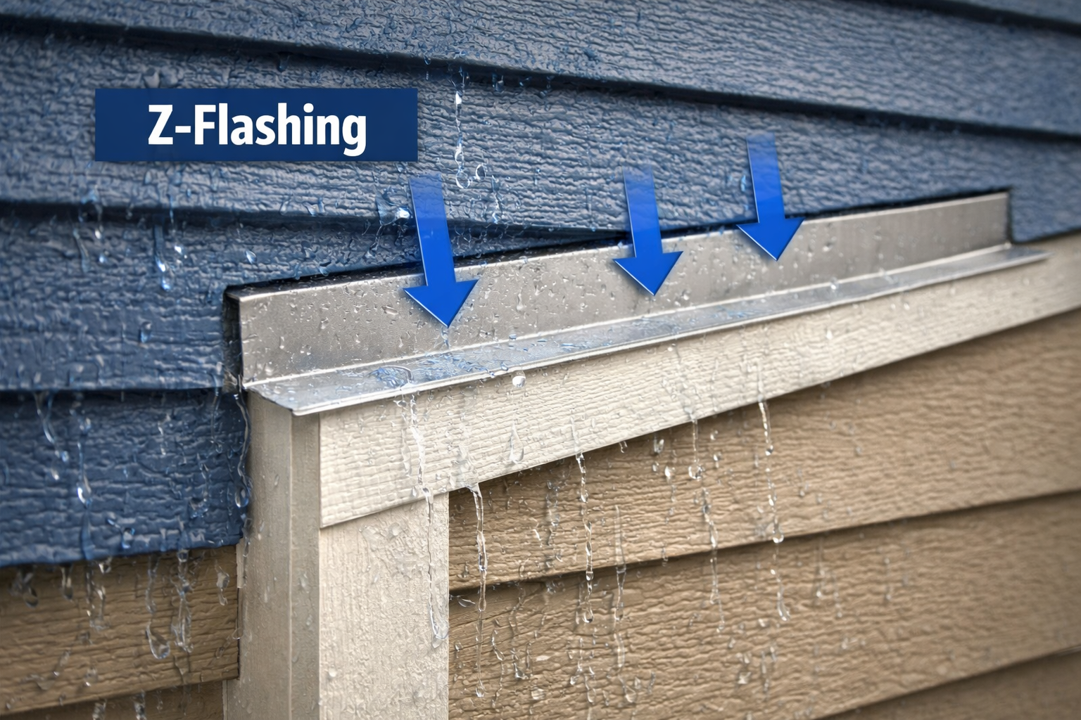 Siding flashing repair and exterior leak prevention in Chicago